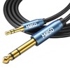 MillSO 6.35mm 3.5mm Converter Cable Male to Male Audio Converter