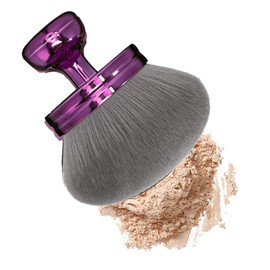 1Pcs Large Body Self Tanner Makeup Brush,Brush for Body And Face Sunscreen Applicator for Powder Blush, Foundation & Bronzer, Self Tan Applicator for Face, Legs & Back (Purple)