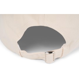 styleBREAKER Unisex Baseball Cap Destroyed Look with Rips, 6 Panel Cap Solid Color, Adjustable Buckle Basecap 04023092, Colour:Beige