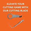 Fein L-Shaped Cutting Blade for Precision Work - Serrated Design