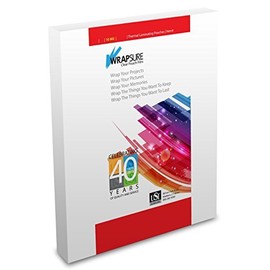 USI WrapSure Thermal (Hot) Laminating Pouches/Sheets, Legal Size, 10 Mil Thick, 9 x 14.5 Inches, Clear Gloss, 50-Pack