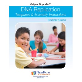 NewPath Learning DNA Replication 3-D Model Making Kit, Set/5 Full-Color, Paper Model Templates & Teacher Guide (24-7718)