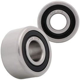 [2-Pack] 348-2RS - Deep Groove AB Bearing 0.590 in x 1.496 in x 0.748 in (ID x OD x Width) with Double Rubber Seal