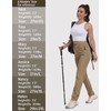 Golf Pants Women Lightweight Travel Pants Women Quick Dry Nylon