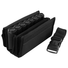 QWORK® Waiter's Bag, Waiter's Wallet, Waiter's Purse with Euro Money Changer, Waiter's Bag with Belt, Black