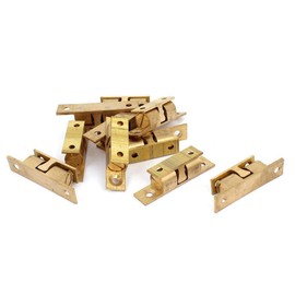 RuoFeng 50mm Furniture Cabinet Door Brass Dual Ball Roller Catch Latch 10 Pcs