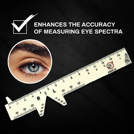 Sports Vision's Multipurpose PD Optical Ruler for Reading Pupil Distance Meter Eye Ophthalmic, Rosa, S
