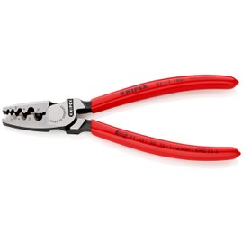Knipex 97 71 180 Crimping Pliers for end sleeves 0,25-2,5mm with soft handle VDE-tested