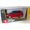 Burago Red Volkswagen polo GTI car 1:24 scale diecast model
