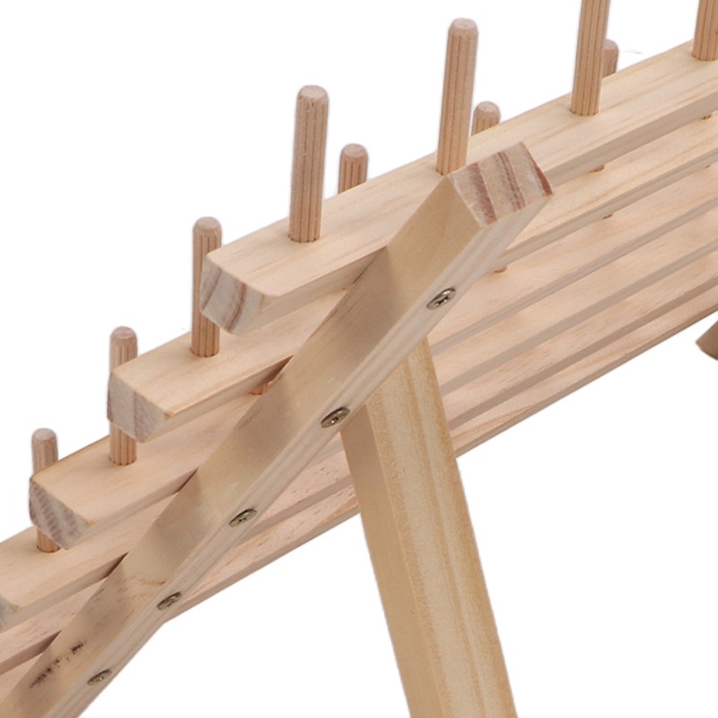 60 Spools Wooden Thread Rack DIY Easy Storage Safe Eco