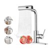 Kitchen Faucets with Pull Down Sprayer,Waterfall Kitchen Sink Faucet,Commercial Utility