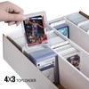 4 Pack Cardboard Card Storage Box, Bulk Card Storage Box