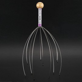 Fingers Octopus Head Scalp Massager, Multifunctional with Multiple Fingers for Relaxation, Head Massage Relaxation Tool Stimulate and Relieve Paid Stress Release Muscle Head Scratcher Home Office