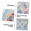 NUOBESTY 6 Pack Sticky Index Tabs Book Tabs Reading Markers