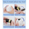 Geevon Water Leak Detectors - 100dB Alarm Sensors for Home