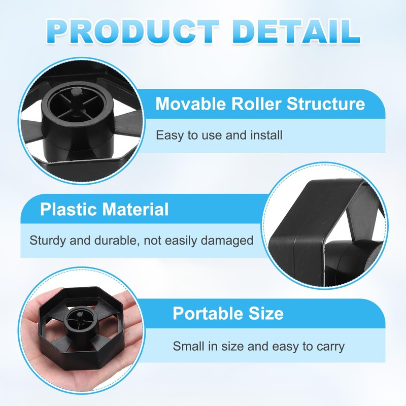 PATIKIL Tape Dispenser Core, Replacement Wheels and Core, Plastic Parts