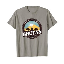 Bhutan Thimphu Vintage Elephant Buddha Figurine Gift T-Shirt