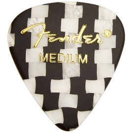 Fender 351 Shape Premium Picks, Medium, Checker, (144 Count)