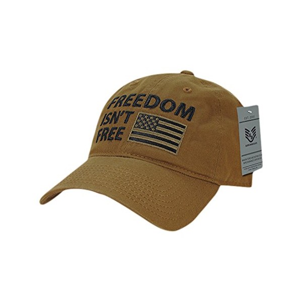 Rapiddominance Freedom Isn't Relaxed Graphic Cap, Coyote