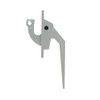 WRS Truth Lower Casement Locking Handle- Aluminum 1/2" for Tie