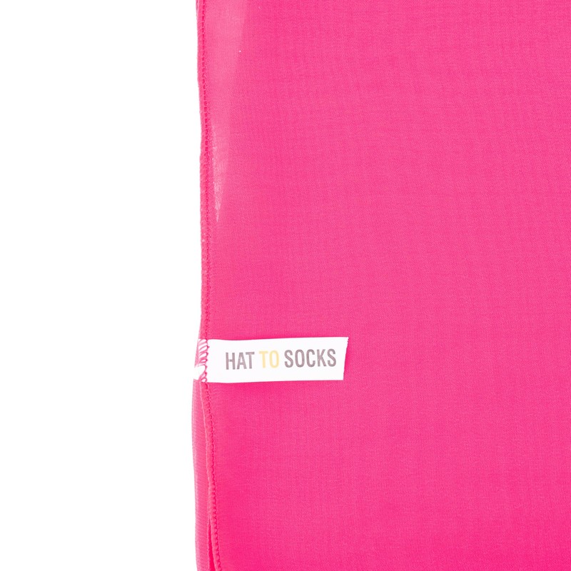 Hat To Socks Chiffon Scarf Sheer Wrap for Women (Fuchsia)