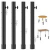 Buaak 4 Pcs Table Leg Extenders, 20CM with Latch and