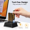 SEINIKAY M.2 Dock with Fan for NVME SATA SSD, Tool-Free