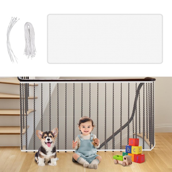 Stair Protective Net Children, Stair Safety Net for Children, 80