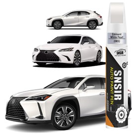 Car Touch up Paint(085 Eminent White Pearl) Compatible with Lexus, Car Paint Pen Scratch Repair Two-In-One Touch Up Paint, Premium Car Scratch Remover for Deep Scratches