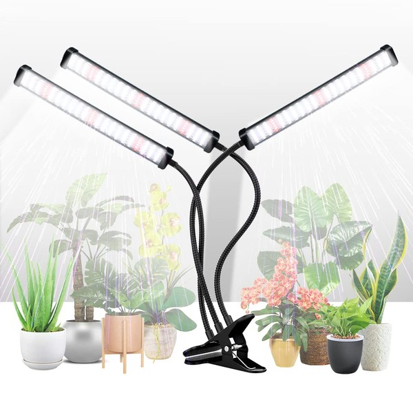 GHodec Grow Light for Indoor Plants,150W 6000K Full Spectrum Clip