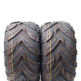 EcoExplorer 20x7-8 ATV Tires (Pack of 2, Tubeless) - 4-Ply Durable AII-Surface Tire for Sport ATV/UTV & Go Karts, Superior Traction, Smooth Ride, Ideal for Off-Road, Trail, Rock & Desert Adventures