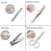 TooToo 7PCS Manicure Pedicure Set Stainless Nail Clippers Kit Cuticle