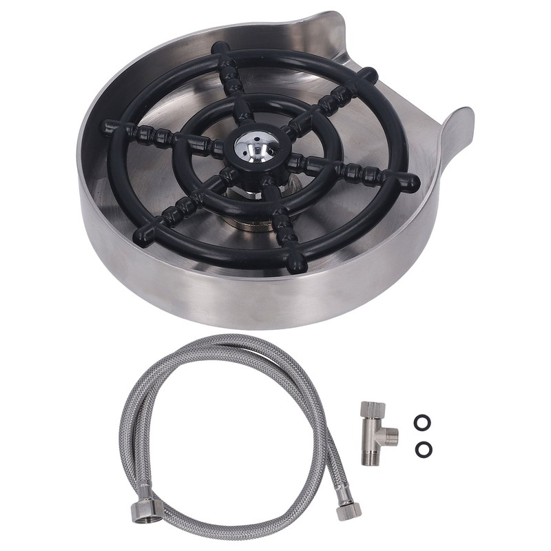 Kitchen Sink Glass Rinser Bar High Pressure Automatic Cup Washer