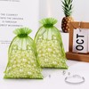 G2PLUS Sage Green Organza Bags, 10 x 15 cm Gift