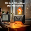 Air Choice Infrared Space Heater with Attachable Feet, 1500W Wall