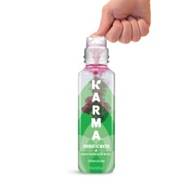 Karma Probiotic Water - 12 Pack, Watermelon Wild Berry Drink - Immune & Gut Health Support