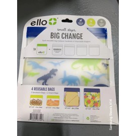 Ello displace disposable baggies 4 bags