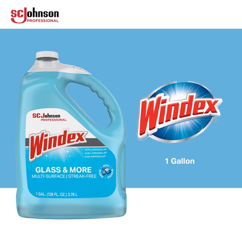 SC Johnson Professional Windex Glass and More Multi-Surface Cleaner, Windex