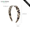 EVITA PERONI Wide Headbands for Women - Premium Acetic Headband