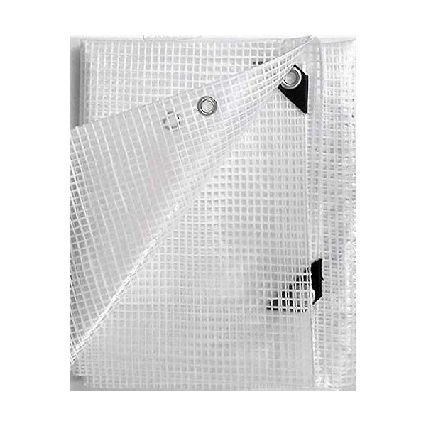 10' X 20' Clear Heavy Duty -14 mil- Poly TARP,