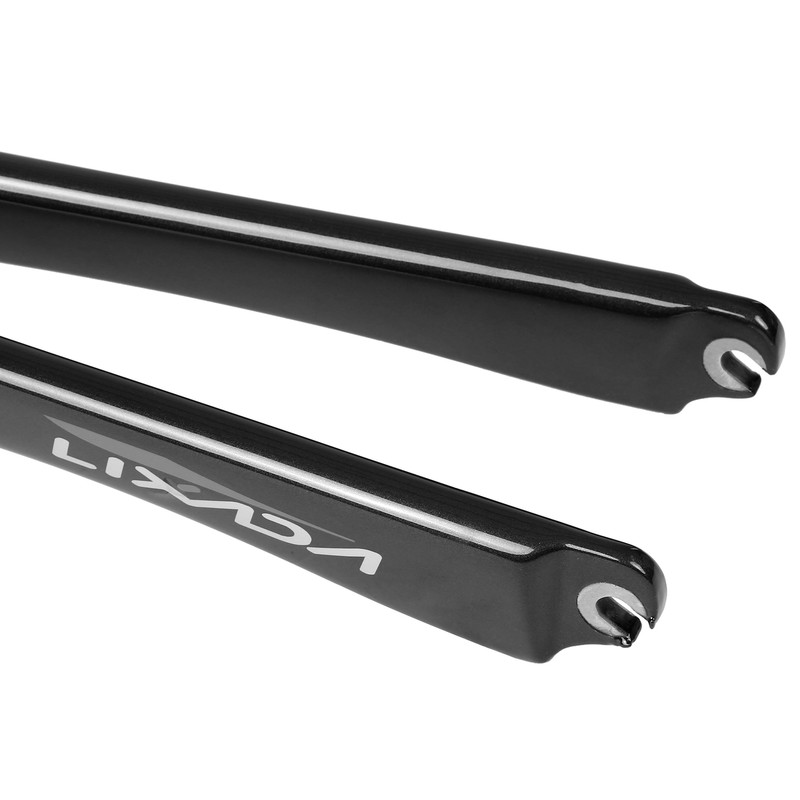 Lixada 25.4mm Ultralight Full Carbon Fiber Road Bicycle Fork 700C
