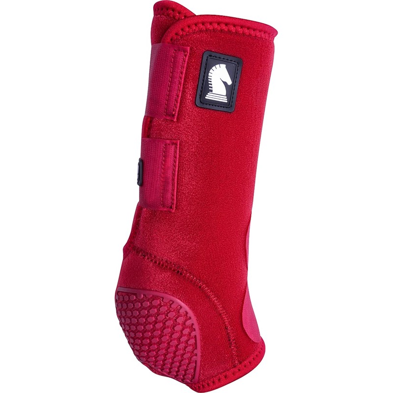 Classic Equine Flexion by Legacy2 Hind Support Boots, Color: Crimson,