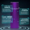 Solutions 60" x 120" Inch Purple Satin Matte Chrome Metallic