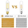 Leools Dimmable E26 Edison Bulb 8W Equal 60 watt Light