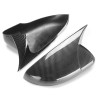 VEHICULOS Direct Replacement Carbon Fiber Mirror Cover Caps For VW