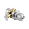 Master Lock BLNC0932DKA4 Commercial Cylindrical Ball Knob Lockset, Satin Chrome