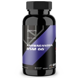 NEOSUPPS Ashwagandha KSM-66 - Natural Stress Management, Hormone Balance & Vitality | 90 Capsules