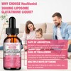 Healtionist 2 Pack 3000mg Liposomal Glutathione Liquid Drops with Vitamin