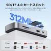 PULWTOP 10 in 1 Small Docking Station USB C PC