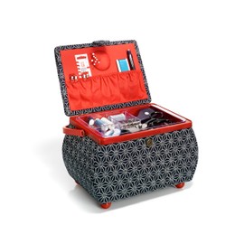 Prym Sewing Basket L Kyoto, Multicoloured, One Size